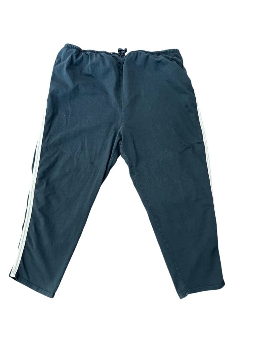 CW Classics Navy Blue Jogger Pants Side Stripe Cotton Elastic Waist Sz 4X